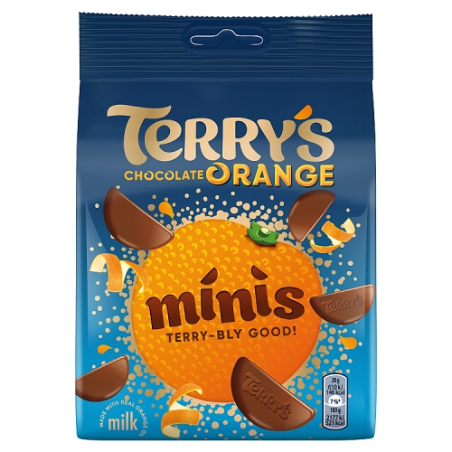 Terrys Chocolate Orange Minis Bites Bag 104g pack shot