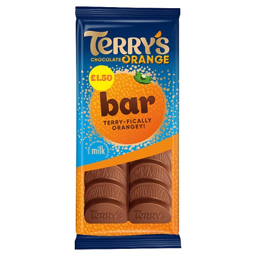 Terrys Chocolate Orange Tablet PM £1.50 90g pack shot