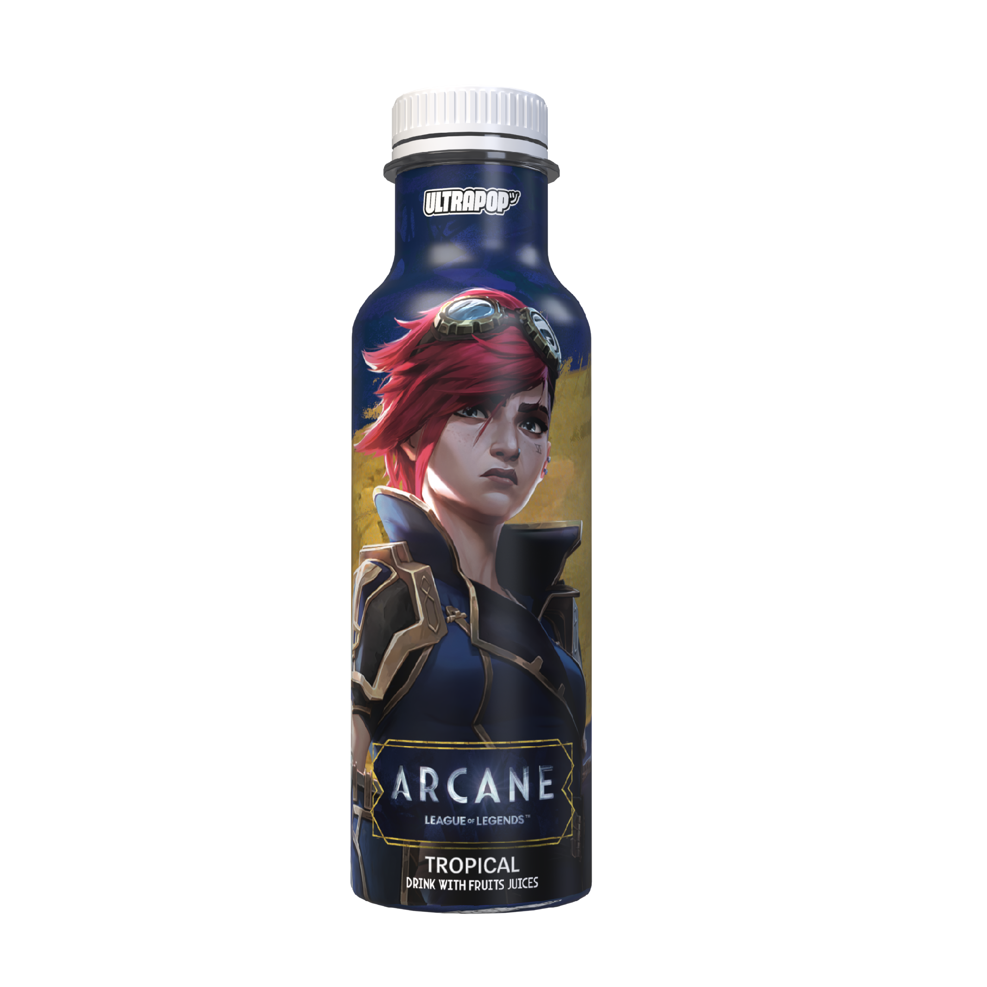 Ultra Pop Soda Bottle Arcane Vi Tropical 330ml pack shot