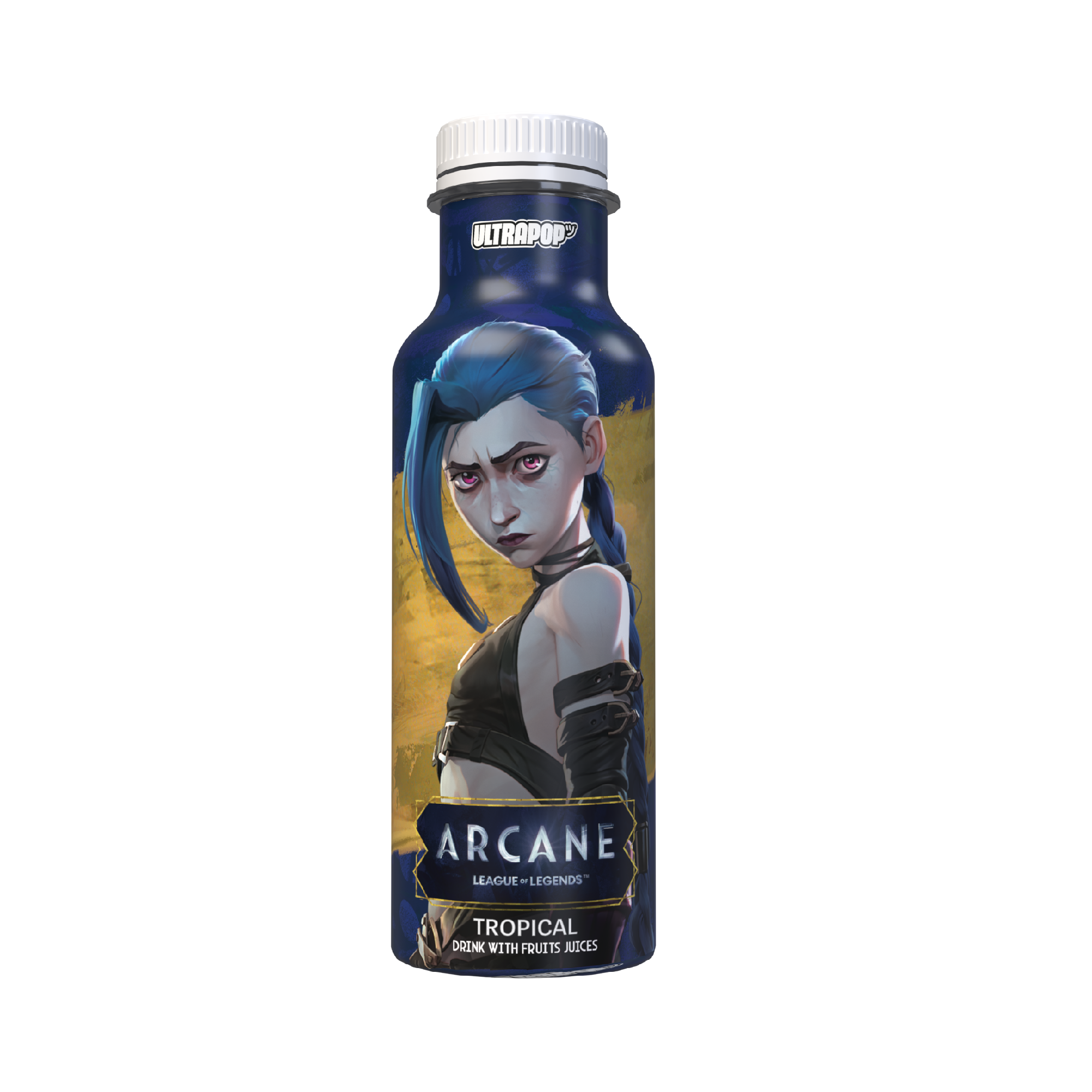 Ultra Pop Soda Bottle Arcane Jinx 330ml pack shot