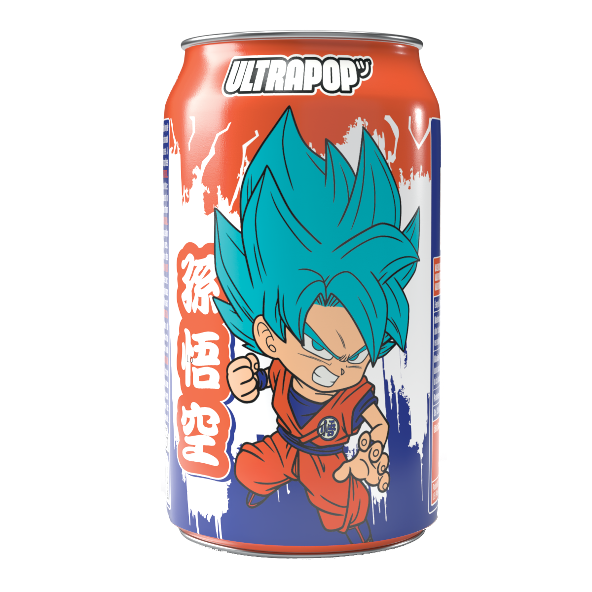 Ultra Pop Soda Goku Strawberry & Banana 330ml pack shot