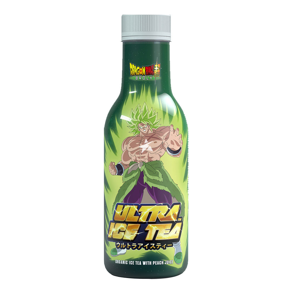 Ultra Ice Tea Peach Bottle Broly Black Tea 500ml pack shot