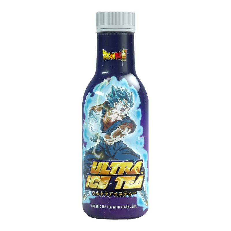 Ultra Ice Tea Peach Bottle Vegeto 500ml pack shot