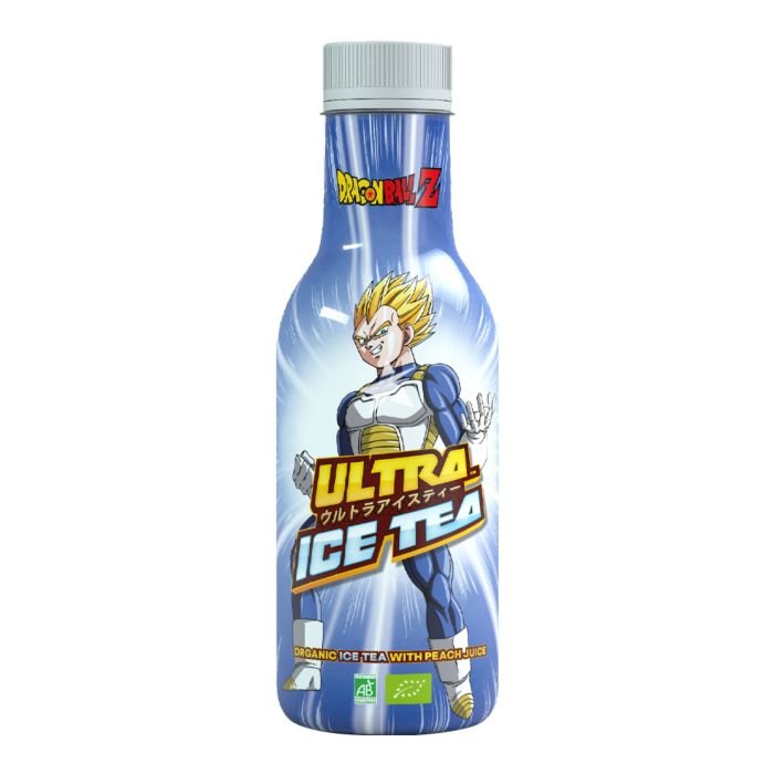 Ultra Ice Tea Peach Bottle Vegeta 500ml pack shot