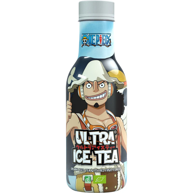 Ultra Ice Tea Bottle Usopp Black Tea & Red fruits 500ml pack shot