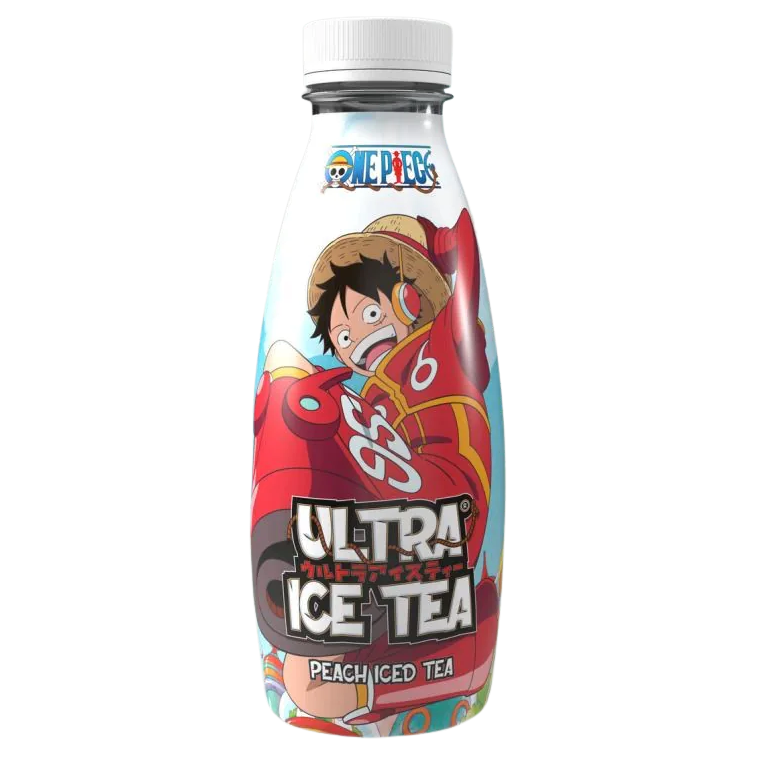 Ultra Ice Tea Bottle Luffy Black Tea & Red fruits 500ml pack shot