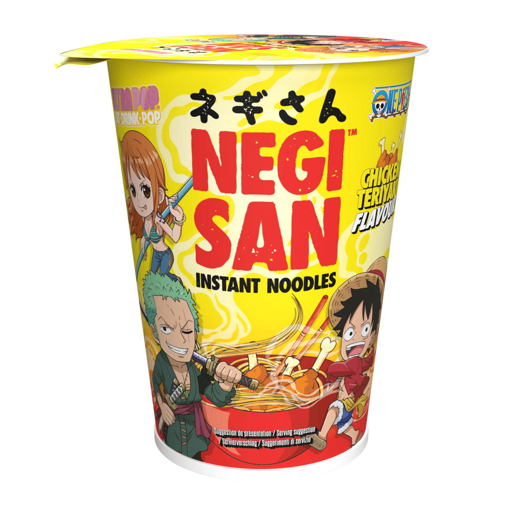 Negisan One Piece  Chicken Teriyaki Chicken Teriyaki 65g pack shot