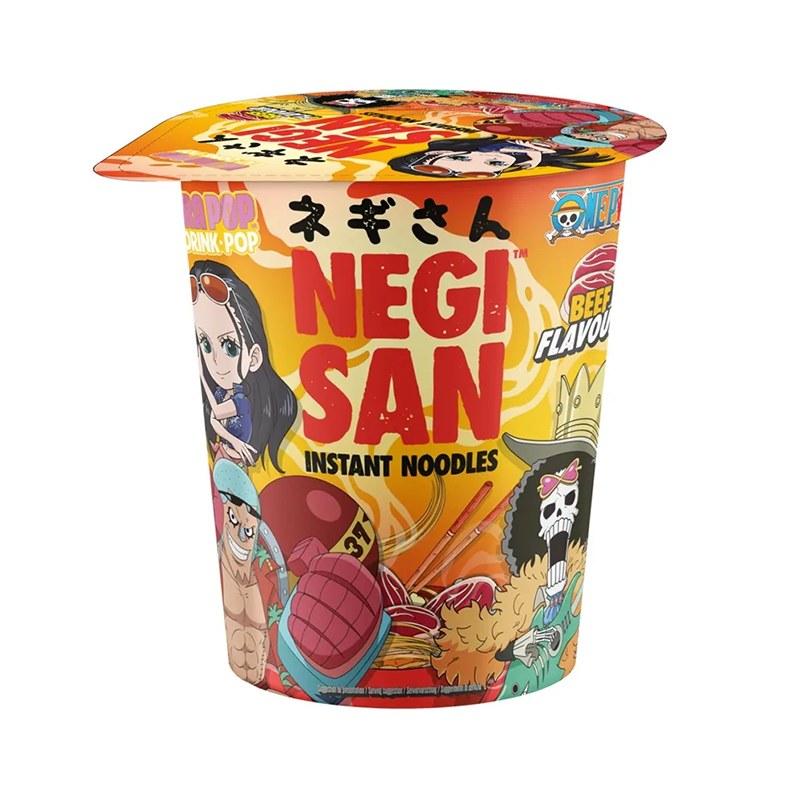 Negisan One Piece Spicy Beef Instant Noodles 65g pack shot