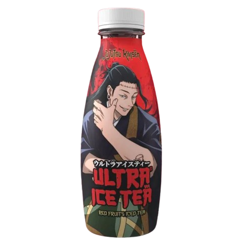Ultra Ice Tea Bottle Jujutsu Kaisen Geto Red Fruits 500ml pack shot