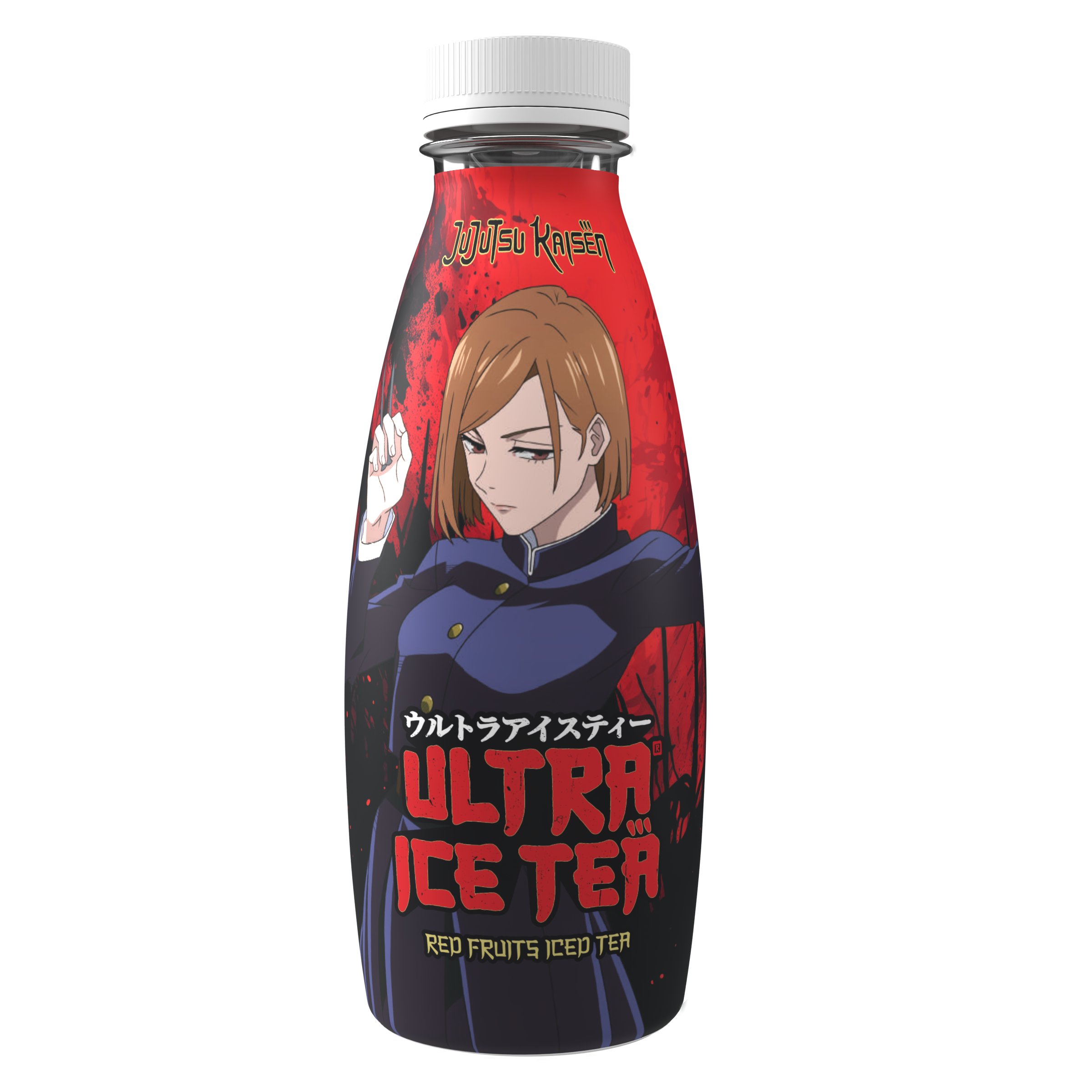 Ultra Ice Tea Bottle Jujutsu Kugisaki Red fruits 500ml pack shot