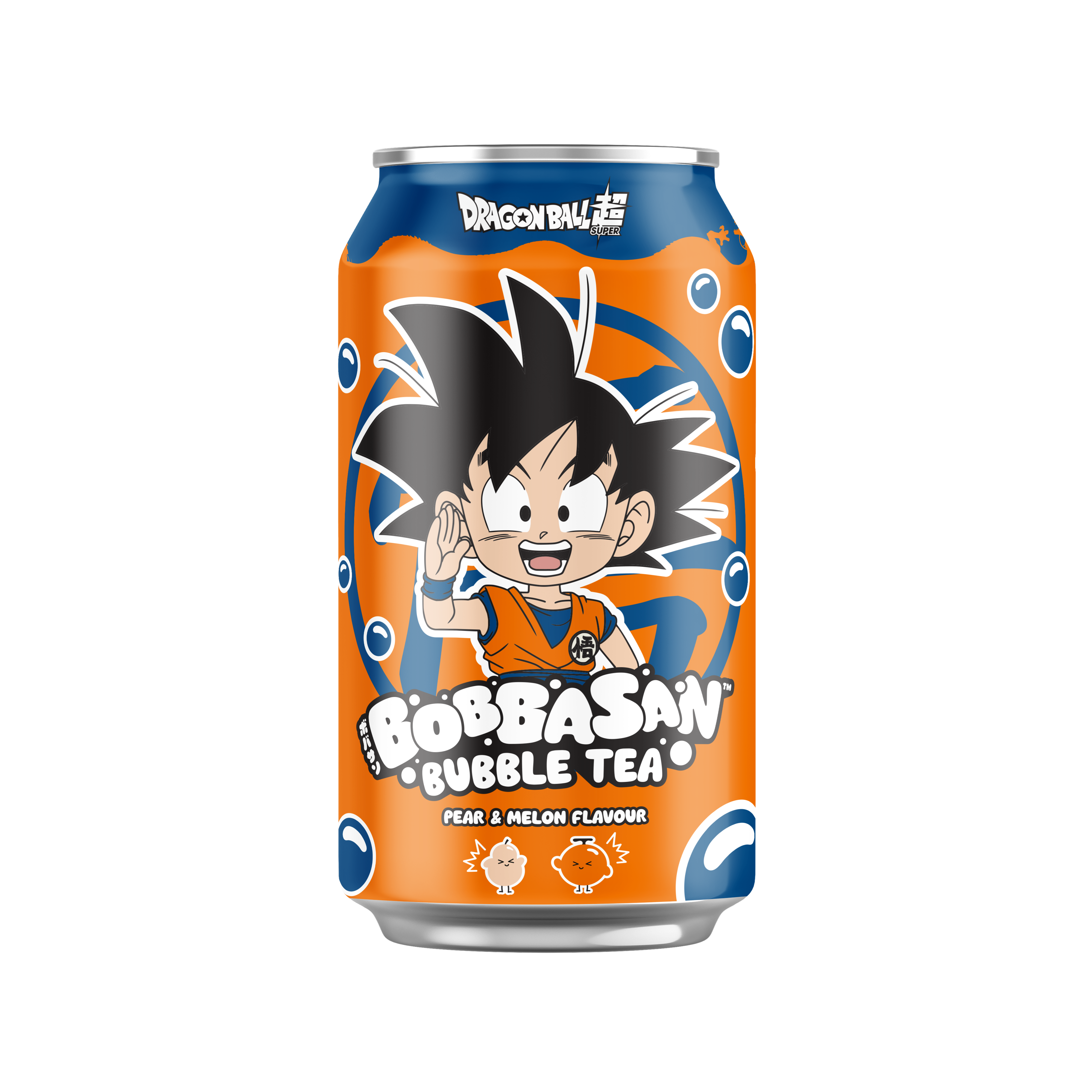 Bobbasan Bubble Tea Pear & Melon Goku 330ml pack shot