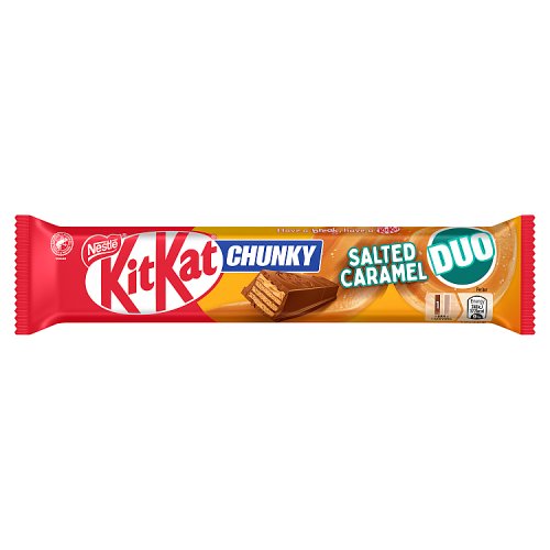 KitKat Chunky Duo Salted Caramel 68g pack shot