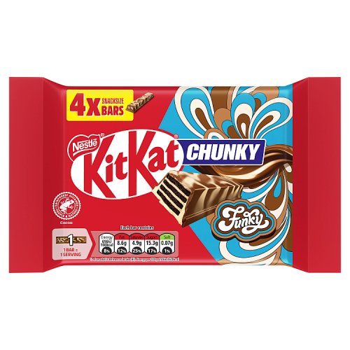 KitKat Chunky Funky 4pk (4 x 32g) pack shot