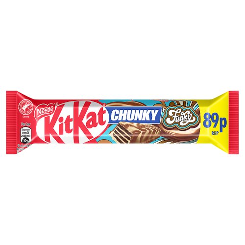 KitKat Chunky Funky PM 89p 40g pack shot