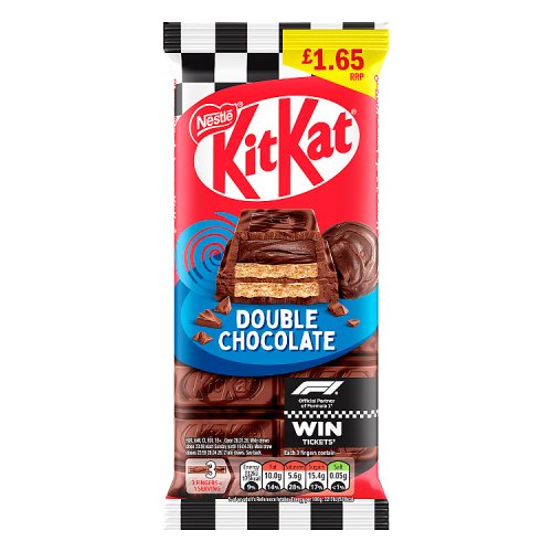 KitKat Block Double Choco 99g PM £1.65 pack shot