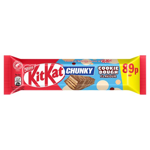 KitKat Chunky Cookie Dough PM 89p 42g pack shot