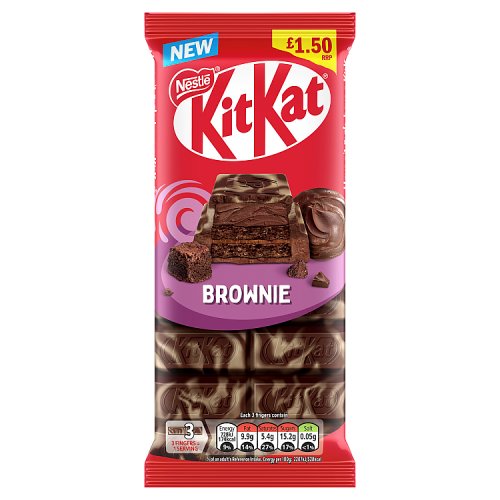 KitKat Brownie Sharing Block PM £1.50 99g pack shot