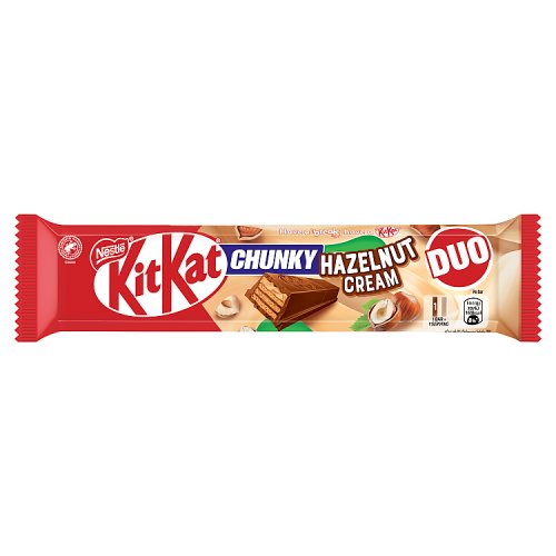 KitKat Chunky Duo Hazelnut 68g pack shot