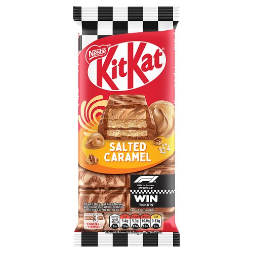 KitKat Block Salted Caramel 99g pack shot