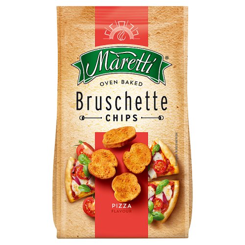 Maretti Bruschette Chips Pizza Al Forno Flavour 70g pack shot