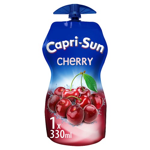 Capri Sun Cherry Pouch 330ml pack shot