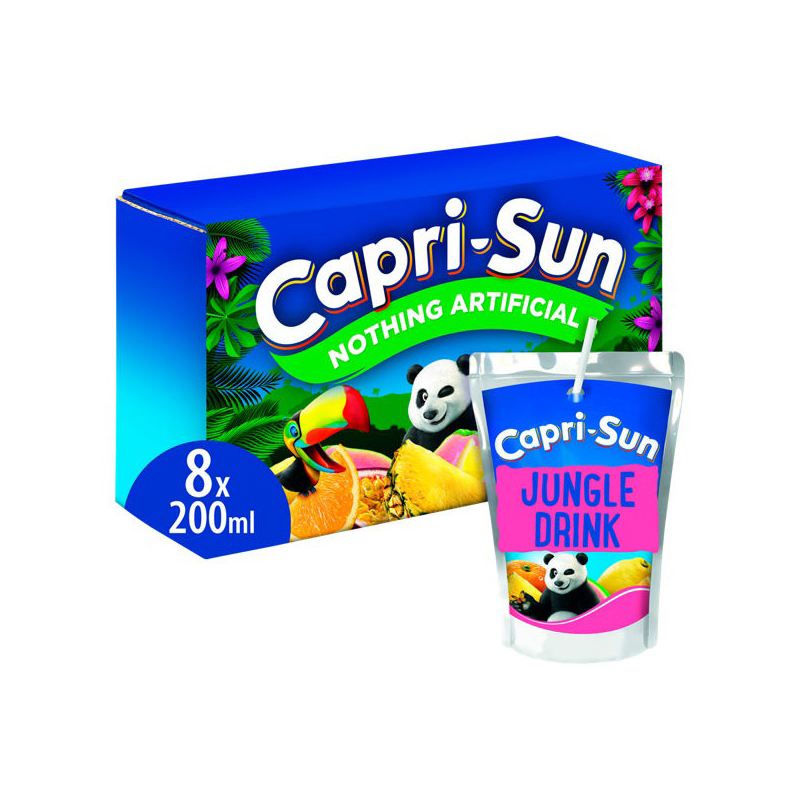 Capri Sun Jungle 8pk (8 x 200ml) pack shot