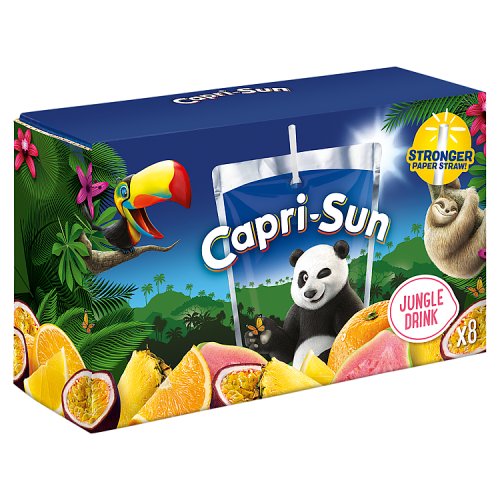 Capri Sun Zero Jungle 8pk (8 x 200ml) pack shot