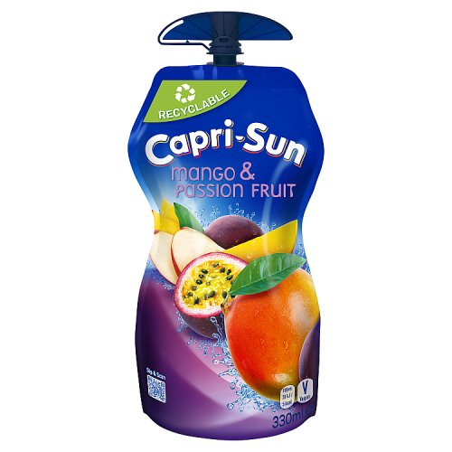 Capri Sun Pouch Mango & Passionfruit PM £1.19 330ml pack shot