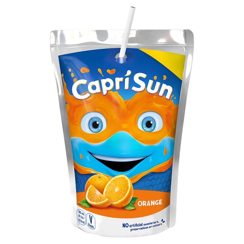 Capri Sun Single Serve Orange PM 59p 200ml pack shot