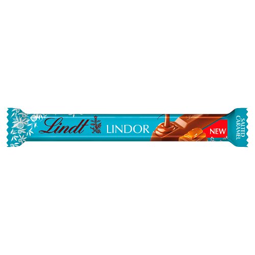 Lindt Lindor Treat Bar Salted Caramel 38g pack shot