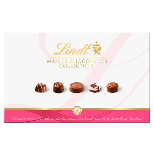 Lindt Master Choclatier Collection 184g pack shot