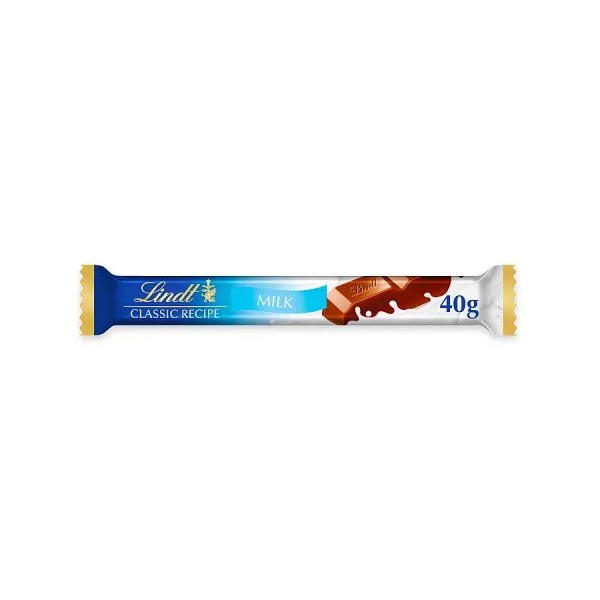Lindt Classic Milk 40g PMP pack shot