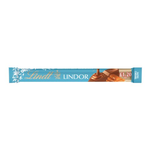 Lindor Salted Caramel Treat Bar 38g PMP pack shot