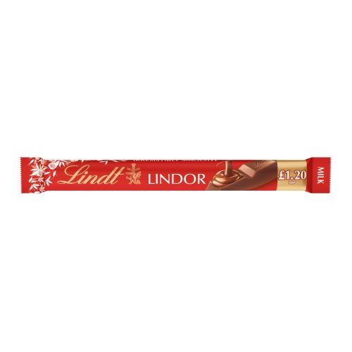 Lindor Milk Treat Bar 38g PMP pack shot