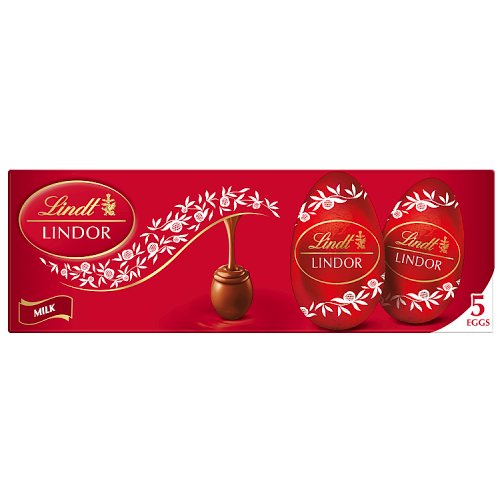Lindt Lindor Filled Eggs Multipack 90g pack shot