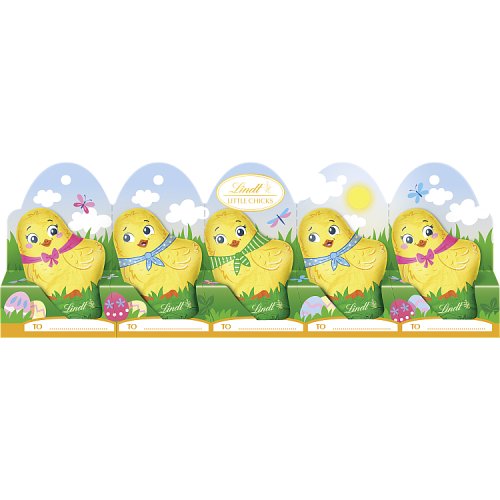 Lindt Little Chicks 5-Pack 50g pack shot