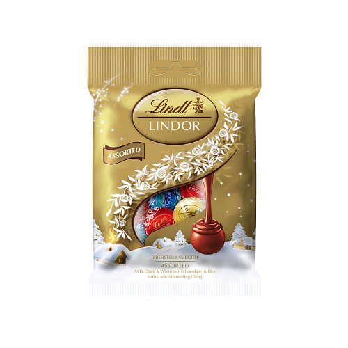 Lindor Assorted Mini Truffles 80g pack shot
