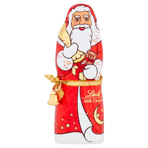 Lindt Santa 40g pack shot