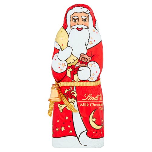 Lindt Santa 125g pack shot