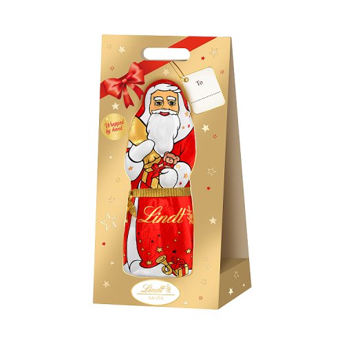Lindt Santa 1kg pack shot