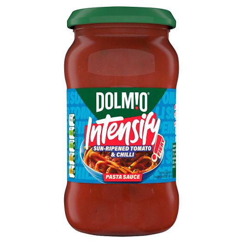 Dolmio Intensify Fiery Tomato & Chilli Sauce 400g pack shot