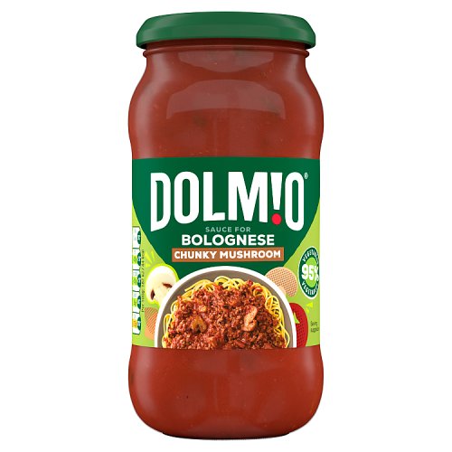Dolmio Jar Sauce Chunky Mushroom Bolognese 450g pack shot