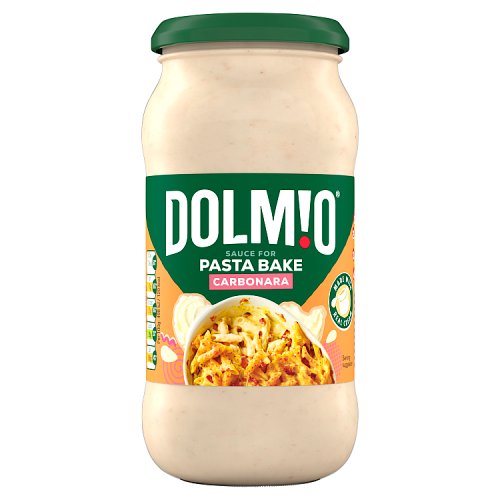 Dolmio Jar Pasta Bake Carbonara 430g pack shot