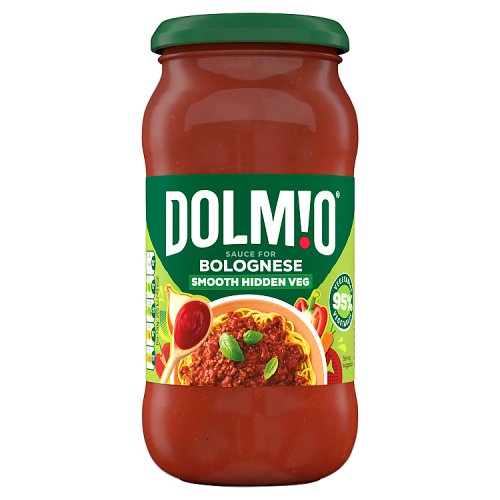 Dolmio Jar Sauce Bolognese Hidden Vegetable Smooth 450g pack shot