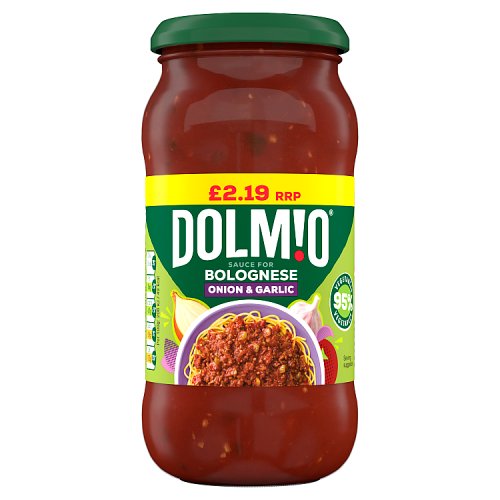 Dolmio Sauce Onion & Garlic PM £2.19 450g pack shot