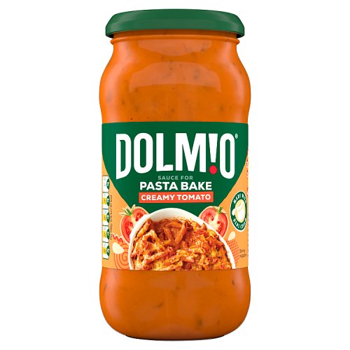 Dolmio Jar Pasta Bake Creamy Tomato 450g pack shot