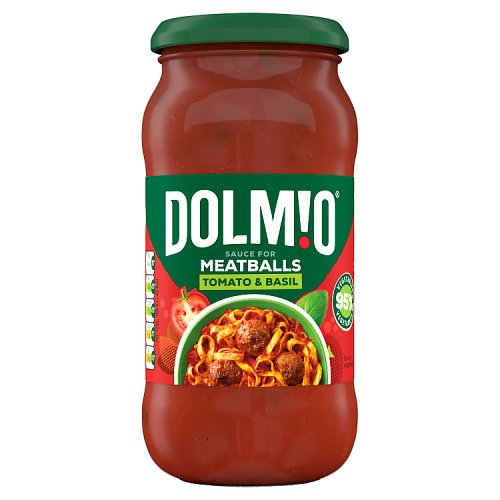 Dolmio Jar Sauce Meatball Tomato & Basil 450g pack shot