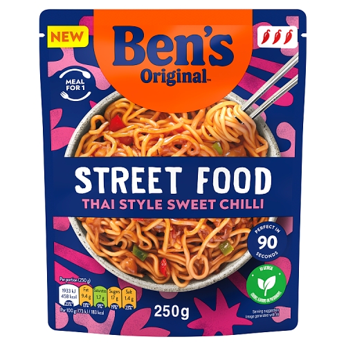 Bens Original Street Food Thai Style Sweet Chilli 250g pack shot