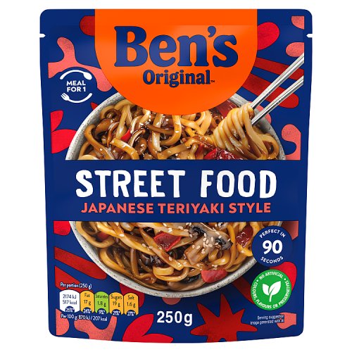 Bens Original Street Food Japanese Sweet Teriyaki Style 252g pack shot