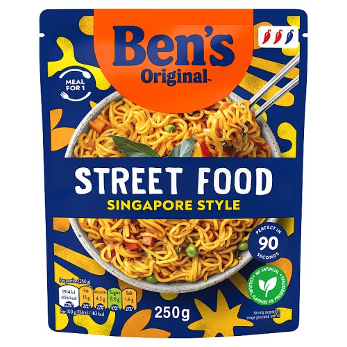 Bens Original Street Food Singapore Style 250g pack shot